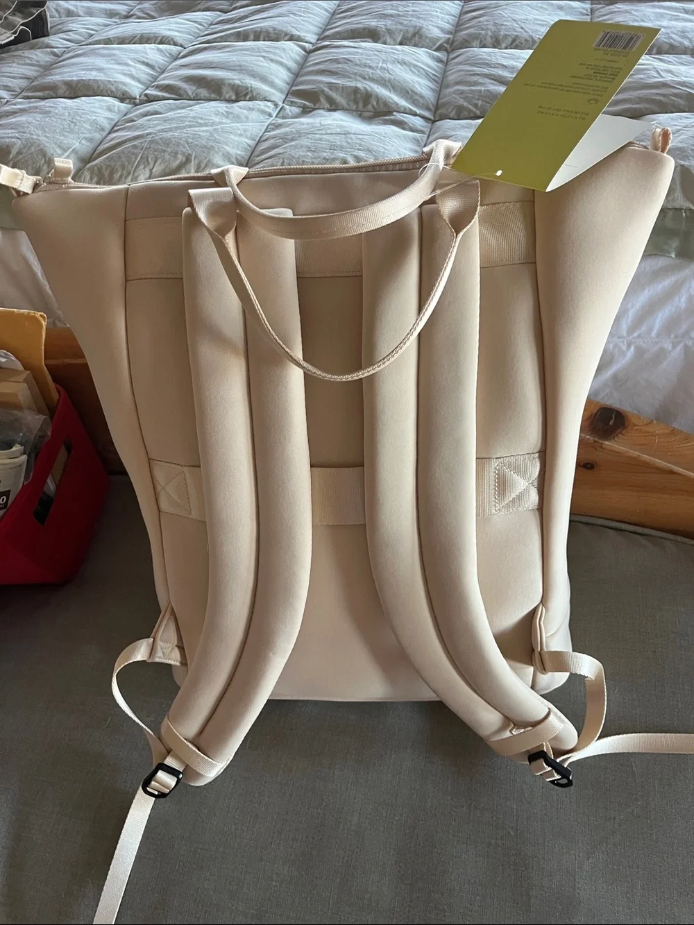 all in motion Cream Tote-Style Backpack